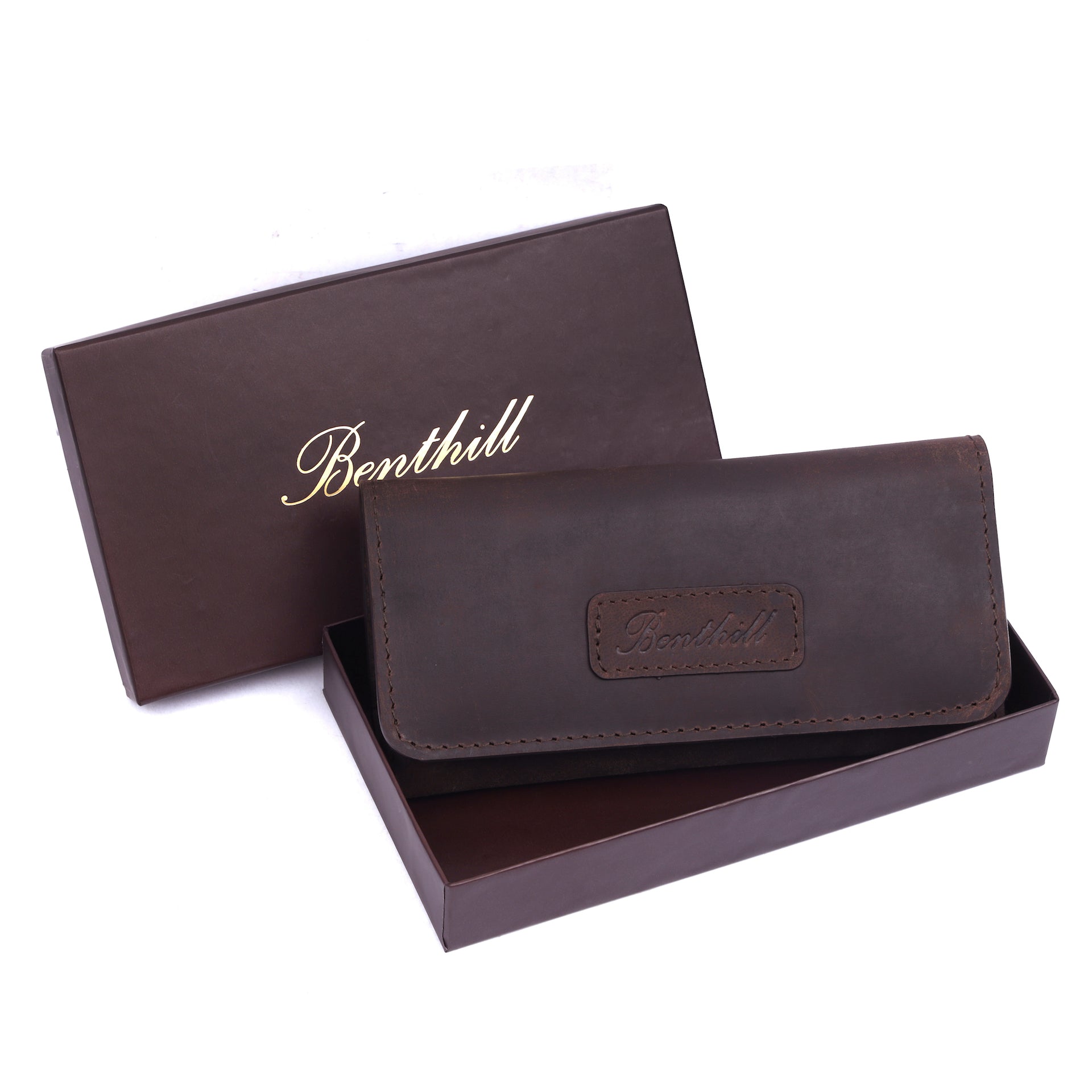 Benthill Tabaktasche Echt Leder | Premium Tabak-Beutel aus echtem Rindsleder | Drehertasche