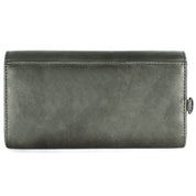 Benthill Geldbörse Damen Leder RFID | Damen Portemonnaie Groß mit vielen Kartenfächer | Grosses Vintage Slim Portmonee | Schmale Lange Damenbörse inkl. Geschenkbox