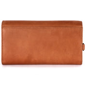 Benthill Geldbörse Damen Leder RFID | Damen Portemonnaie Groß mit vielen Kartenfächer | Grosses Vintage Slim Portmonee | Schmale Lange Damenbörse inkl. Geschenkbox