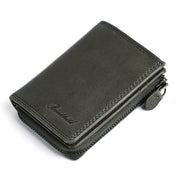 Benthill Kleine Geldbörse Echt Leder | Damen & Herren Geldbeutel mit RFID Schutz | 7 Kartenfächer | Slim-Wallet inkl. Geschenkbox