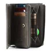 Benthill Kleine Geldbörse Echt Leder | Damen & Herren Geldbeutel mit RFID Schutz | 7 Kartenfächer | Slim-Wallet inkl. Geschenkbox