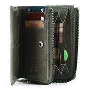 Benthill Kleine Geldbörse Echt Leder | Damen & Herren Geldbeutel mit RFID Schutz | 7 Kartenfächer | Slim-Wallet inkl. Geschenkbox