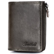 Benthill Kleine Geldbörse Echt Leder | Damen & Herren Geldbeutel mit RFID Schutz | 7 Kartenfächer | Slim-Wallet inkl. Geschenkbox