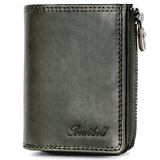 Benthill Kleine Geldbörse Echt Leder | Damen & Herren Geldbeutel mit RFID Schutz | 7 Kartenfächer | Slim-Wallet inkl. Geschenkbox