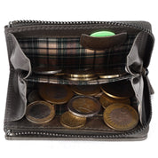 Benthill Kleine Geldbörse Echt Leder | Damen & Herren Geldbeutel mit RFID Schutz | 7 Kartenfächer | Slim-Wallet inkl. Geschenkbox