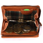 Benthill Kleine Geldbörse Echt Leder | Damen & Herren Geldbeutel mit RFID Schutz | 7 Kartenfächer | Slim-Wallet inkl. Geschenkbox