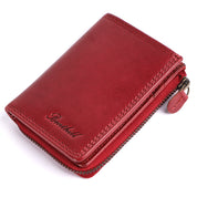 Benthill Kleine Geldbörse Echt Leder | Damen & Herren Geldbeutel mit RFID Schutz | 7 Kartenfächer | Slim-Wallet inkl. Geschenkbox