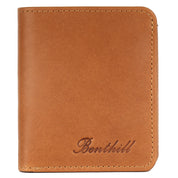 Benthill Kleine Geldbörse Echt Leder | Damen & Herren Geldbeutel RFID Schutz | Minibörse Mini Portemonnaie