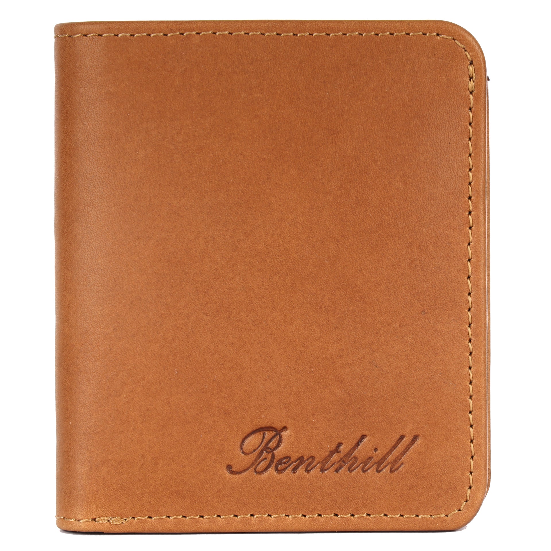 Benthill Kleine Geldbörse Echt Leder | Damen & Herren Geldbeutel RFID Schutz | Minibörse Mini Portemonnaie