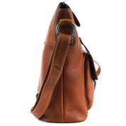 Benthill Damen Handtasche Leder - Umhängetasche aus weichem hochwertigem Echtleder - Vintage Fashion Bag Beutel - Shopper - Schultertasche