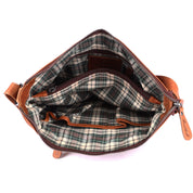 Benthill Damen Handtasche Leder - Umhängetasche aus weichem hochwertigem Echtleder - Vintage Fashion Bag Beutel - Shopper - Schultertasche