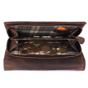 Benthill Geldbörse Groß Echt-Leder - Damen XL Portemonnaie mit RFID Schutz - Frauen Vintage Geldbeutel inkl. Geschenkbox