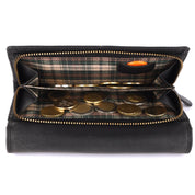 Benthill Geldbörse Groß Echt-Leder - Damen XL Portemonnaie mit RFID Schutz - Frauen Vintage Geldbeutel inkl. Geschenkbox