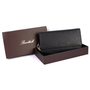 Benthill Geldbörse Damen Leder RFID | Damen Portemonnaie Groß mit vielen Kartenfächer | Grosses Vintage Slim Portmonee | Schmale Lange Damenbörse inkl. Geschenkbox