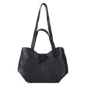 Benthill Handtasche Damen Leder | Shopper aus weichem hochwertigem Echtleder | Umhängetasche Vintage Fashion Bag Beutel | Schultertasche