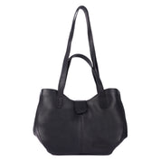 Benthill Umhängetasche Damen Leder | Shopper aus weichem hochwertigem Echtleder | Handtasche Vintage Fashion Bag Beutel | Schultertasche