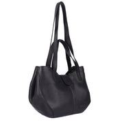 Benthill Umhängetasche Damen Leder | Shopper aus weichem hochwertigem Echtleder | Handtasche Vintage Fashion Bag Beutel | Schultertasche