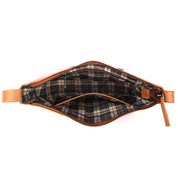 Benthill Schultertasche Damen Echt Leder | Henkeltasche aus hochwertigem Rindsleder | Kleine Vintage Hobo Bag Beutel