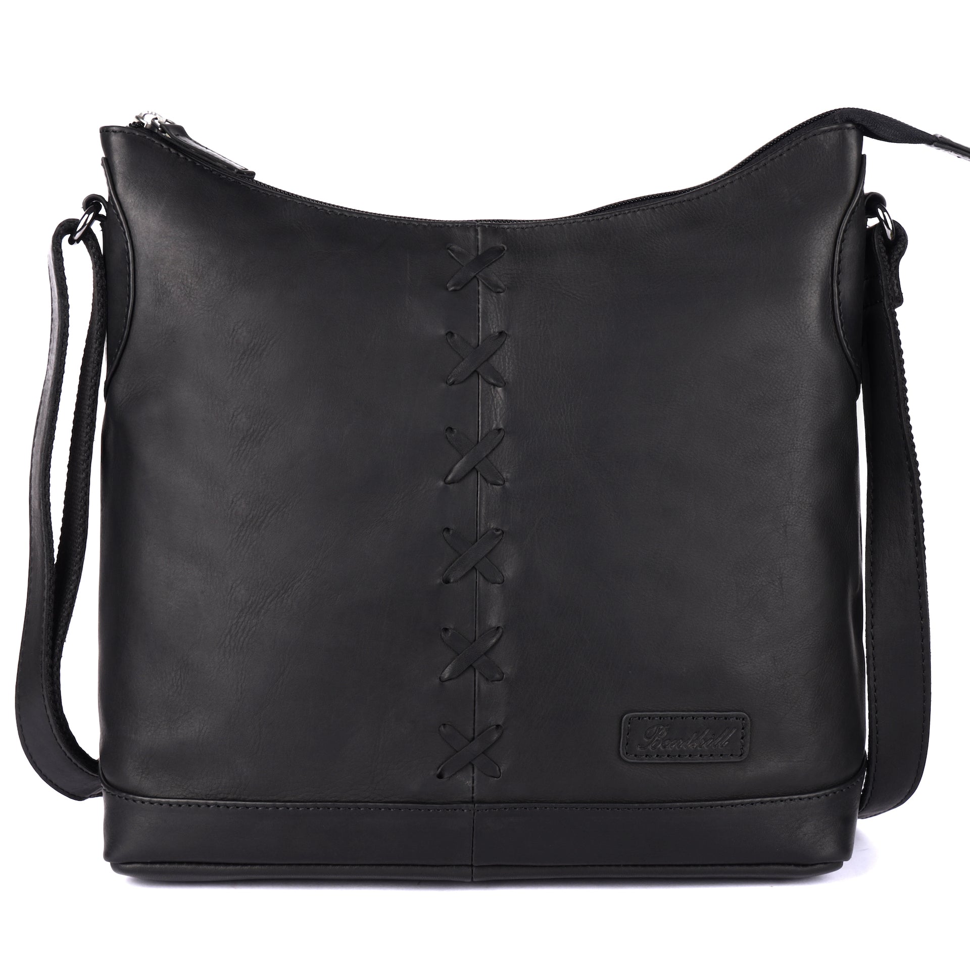 Benthill Umhängetasche Damen Echt Leder | Schultertasche aus echtem Rindsleder | Handtasche Frauen Vintage | Shopper Bag Beutel