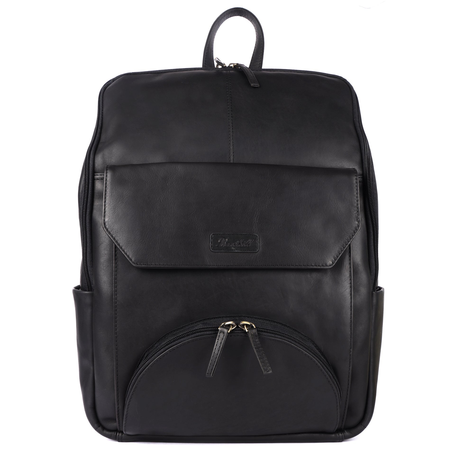 Benthill Rucksack Damen Herren Echt Leder | Lederrucksack aus hochwertigem Rindsleder | Schulterrucksack Leder | Daypack Backpack | Cityrucksack