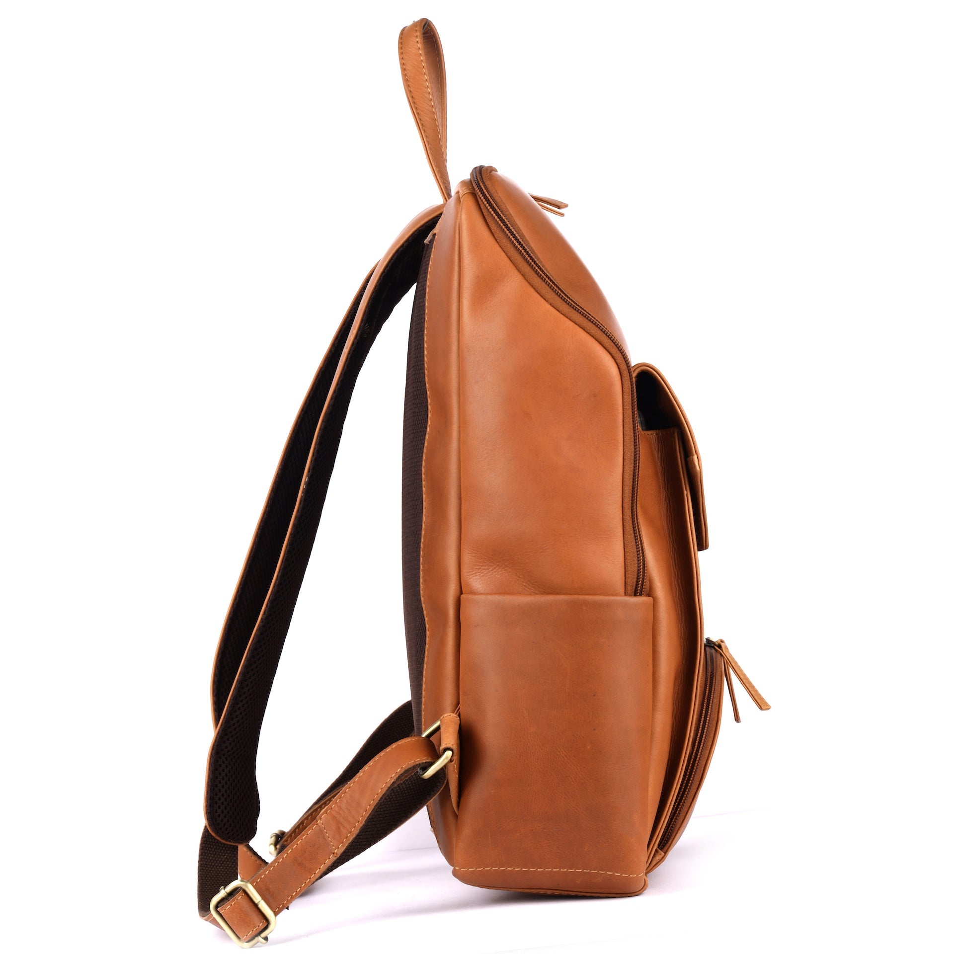 Benthill Rucksack Damen Herren Echt Leder | Lederrucksack aus hochwertigem Rindsleder | Schulterrucksack Leder | Daypack Backpack | Cityrucksack
