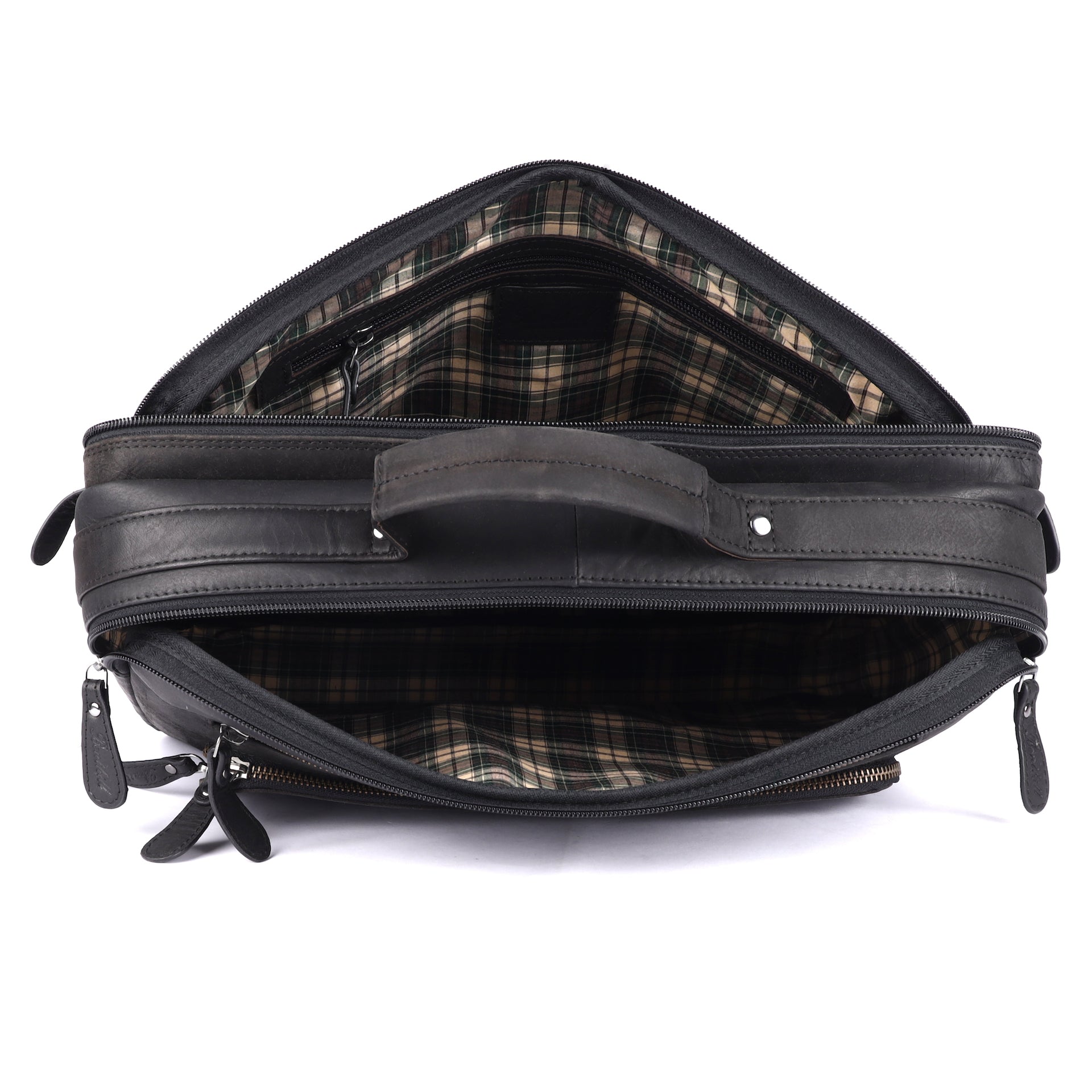 Benthill Laptoptasche Echt-Leder I Leder Umhängetasche für Laptop I Aktentasche für Notebook I Damen und Herren Tasche I Notebooktasche
