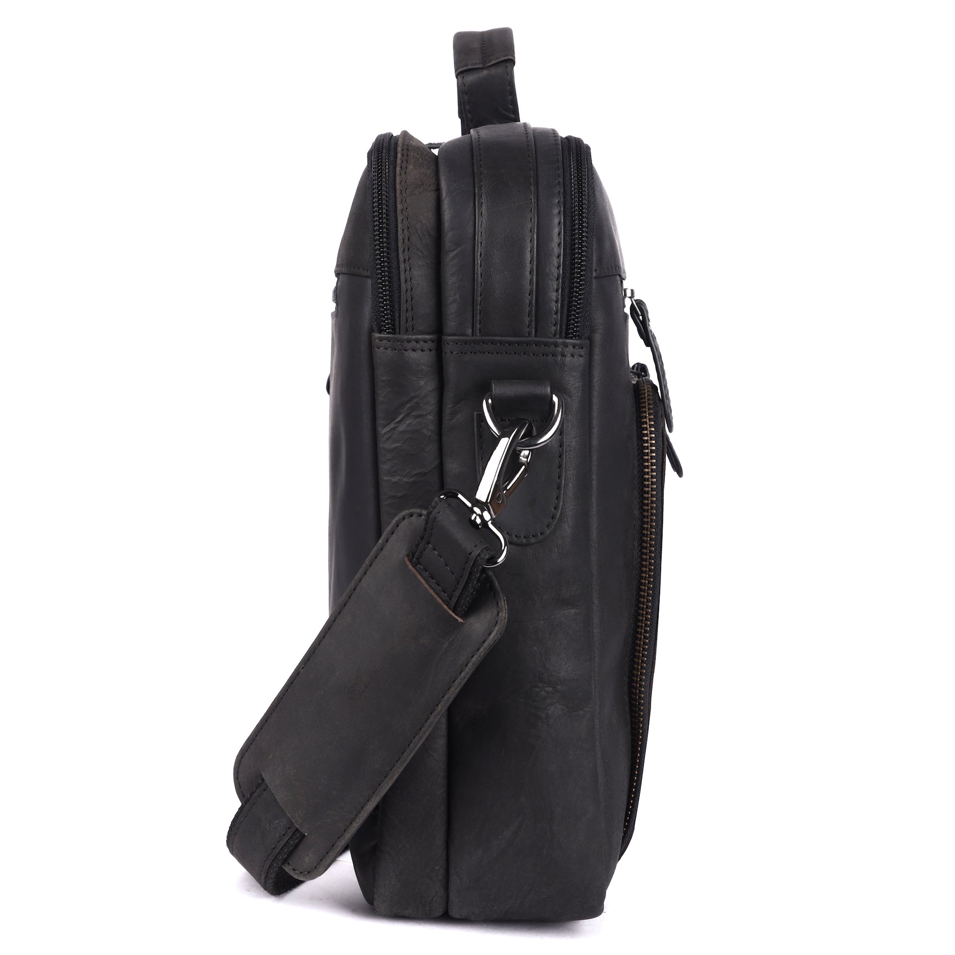 Benthill Laptoptasche Echt-Leder I Leder Umhängetasche für Laptop I Aktentasche für Notebook I Damen und Herren Tasche I Notebooktasche