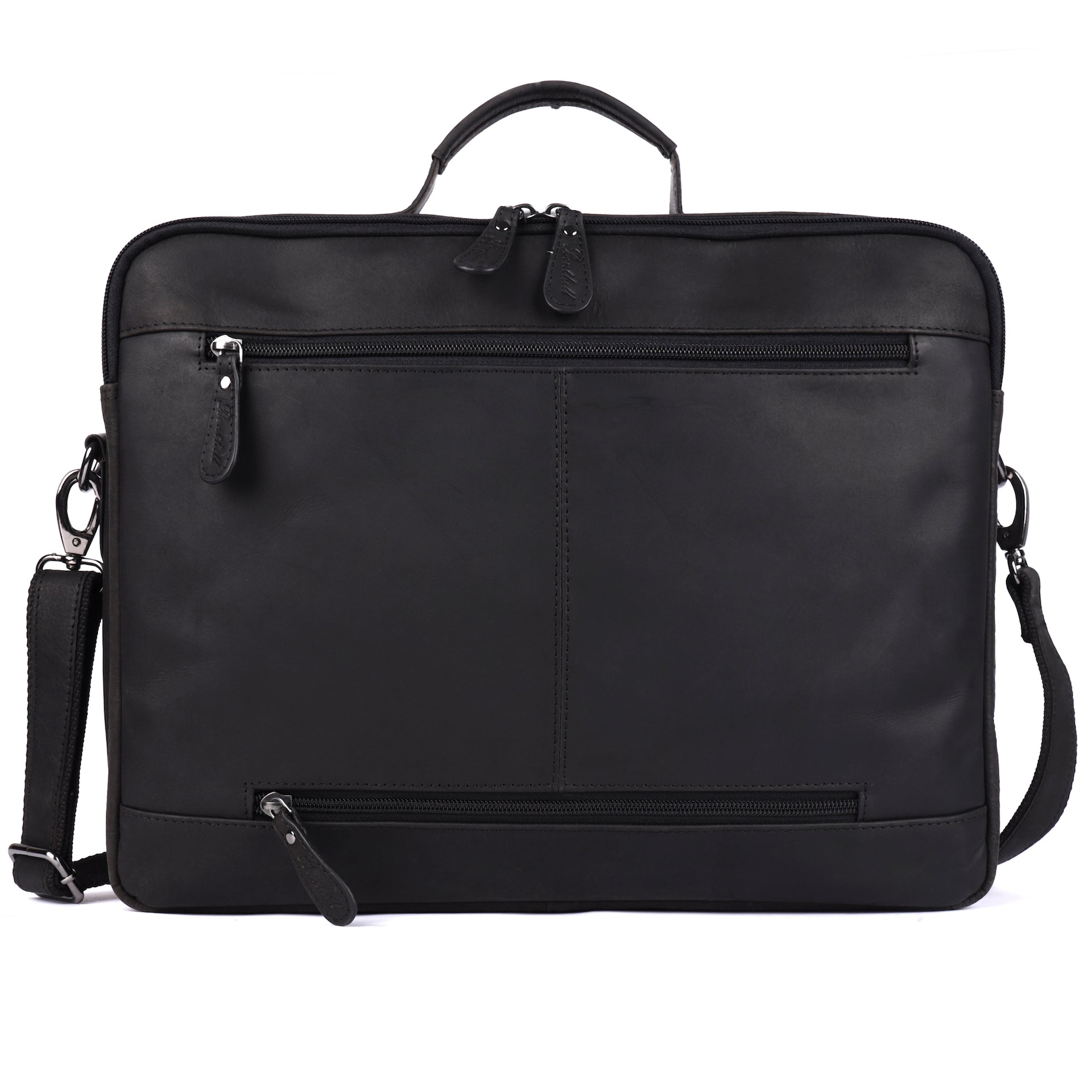 Benthill Laptoptasche Echt-Leder I Leder Umhängetasche für Laptop I Aktentasche für Notebook I Damen und Herren Tasche I Notebooktasche