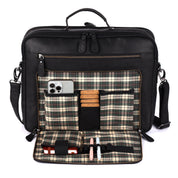 Benthill Laptoptasche Echt-Leder I Leder Umhängetasche für Laptop I Aktentasche für Notebook I Damen und Herren Tasche I Notebooktasche