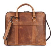 Benthill Laptoptasche Echt-Leder I Leder Umhängetasche für Laptop I Aktentasche für Notebook I Damen und Herren Tasche I Notebooktasche