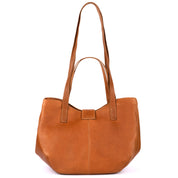 Benthill Handtasche Damen Leder | Shopper aus weichem hochwertigem Echtleder | Umhängetasche Vintage Fashion Bag Beutel | Schultertasche