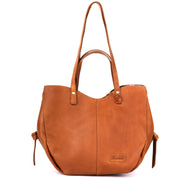 Benthill Umhängetasche Damen Leder | Shopper aus weichem hochwertigem Echtleder | Handtasche Vintage Fashion Bag Beutel | Schultertasche