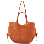 Benthill Handtasche Damen Leder | Shopper aus weichem hochwertigem Echtleder | Umhängetasche Vintage Fashion Bag Beutel | Schultertasche