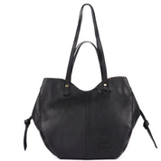 Benthill Umhängetasche Damen Leder | Shopper aus weichem hochwertigem Echtleder | Handtasche Vintage Fashion Bag Beutel | Schultertasche