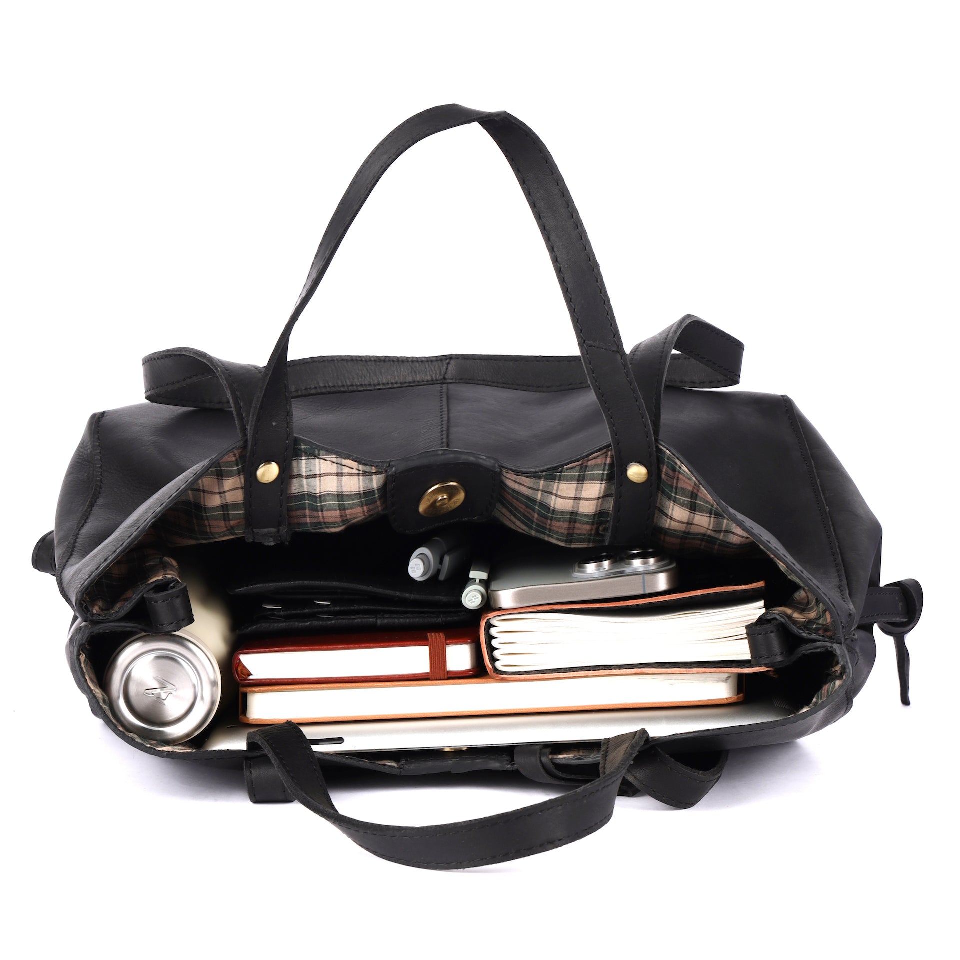 Benthill Umhängetasche Damen Leder | Shopper aus weichem hochwertigem Echtleder | Handtasche Vintage Fashion Bag Beutel | Schultertasche