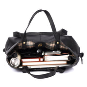 Benthill Handtasche Damen Leder | Shopper aus weichem hochwertigem Echtleder | Umhängetasche Vintage Fashion Bag Beutel | Schultertasche