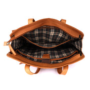 Benthill Handtasche Damen Leder | Businesstasche aus weichem hochwertigem Rindsleder | Vintage Laptop-Tasche | Henkeltasche Groß | Schultertasche - Umhängetasche Echt Leder