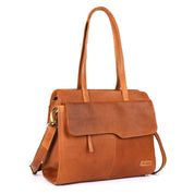 Benthill Handtasche Damen Leder | Businesstasche aus weichem hochwertigem Rindsleder | Vintage Laptop-Tasche | Henkeltasche Groß | Schultertasche - Umhängetasche Echt Leder