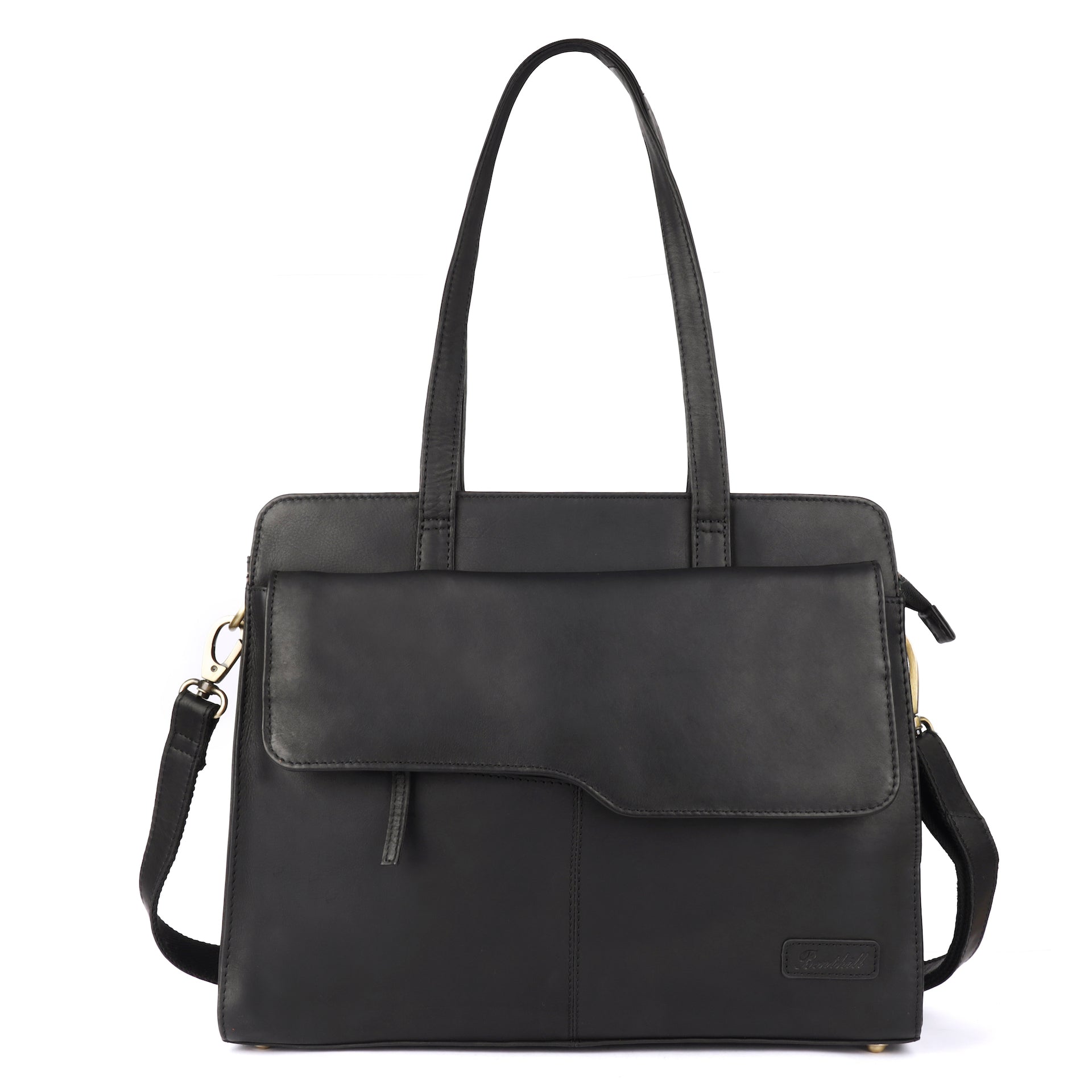 Benthill Handtasche Damen Leder | Businesstasche aus weichem hochwertigem Rindsleder | Vintage Laptop-Tasche | Henkeltasche Groß | Schultertasche - Umhängetasche Echt Leder