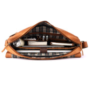 Benthill Messenger Bag Echt-Leder | Herren & Damen Umhängetasche aus hochwertigem Rindsleder | Vintage Echtleder Schultertasche Laptoptasche