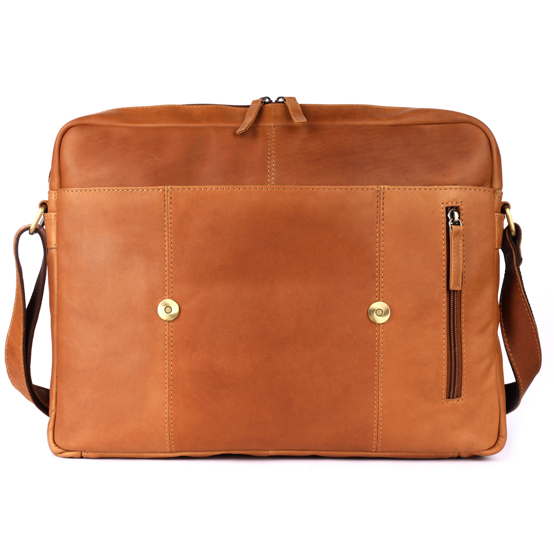Benthill Messenger Bag Echt-Leder | Herren & Damen Umhängetasche aus hochwertigem Rindsleder | Vintage Echtleder Schultertasche Laptoptasche