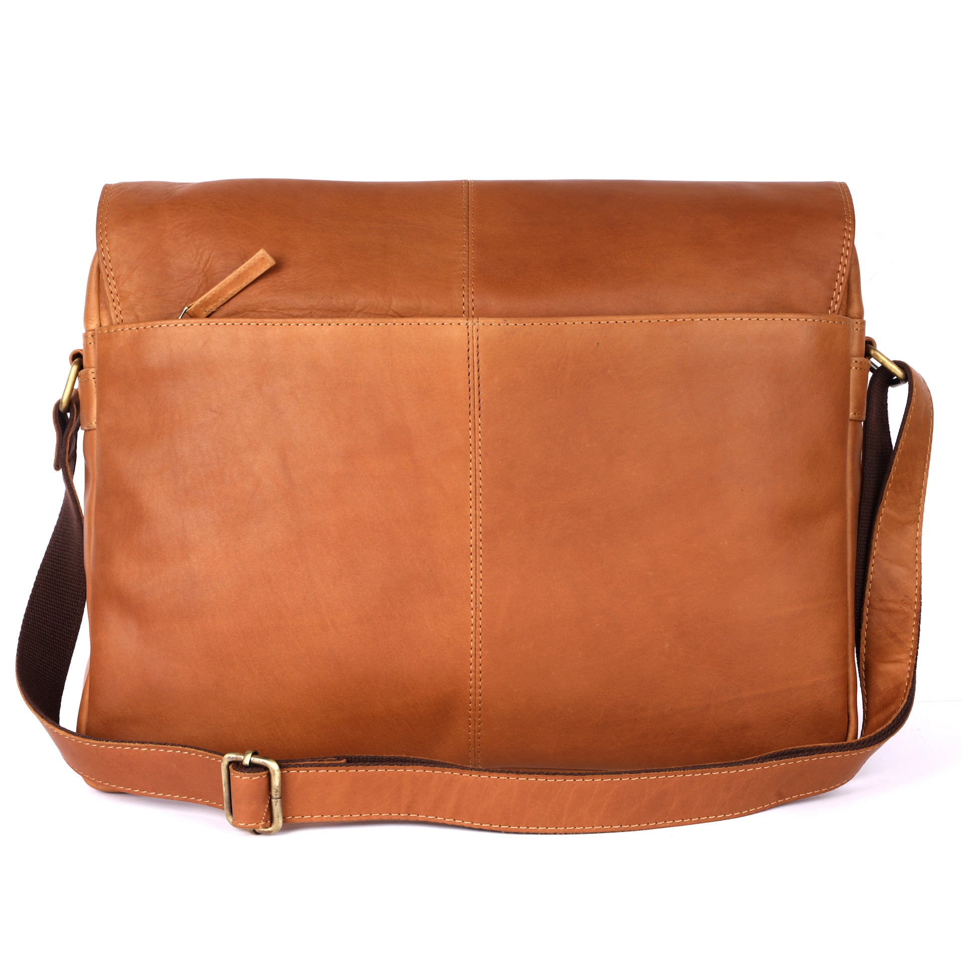 Benthill Messenger Bag Echt-Leder | Herren & Damen Umhängetasche aus hochwertigem Rindsleder | Vintage Echtleder Schultertasche Laptoptasche