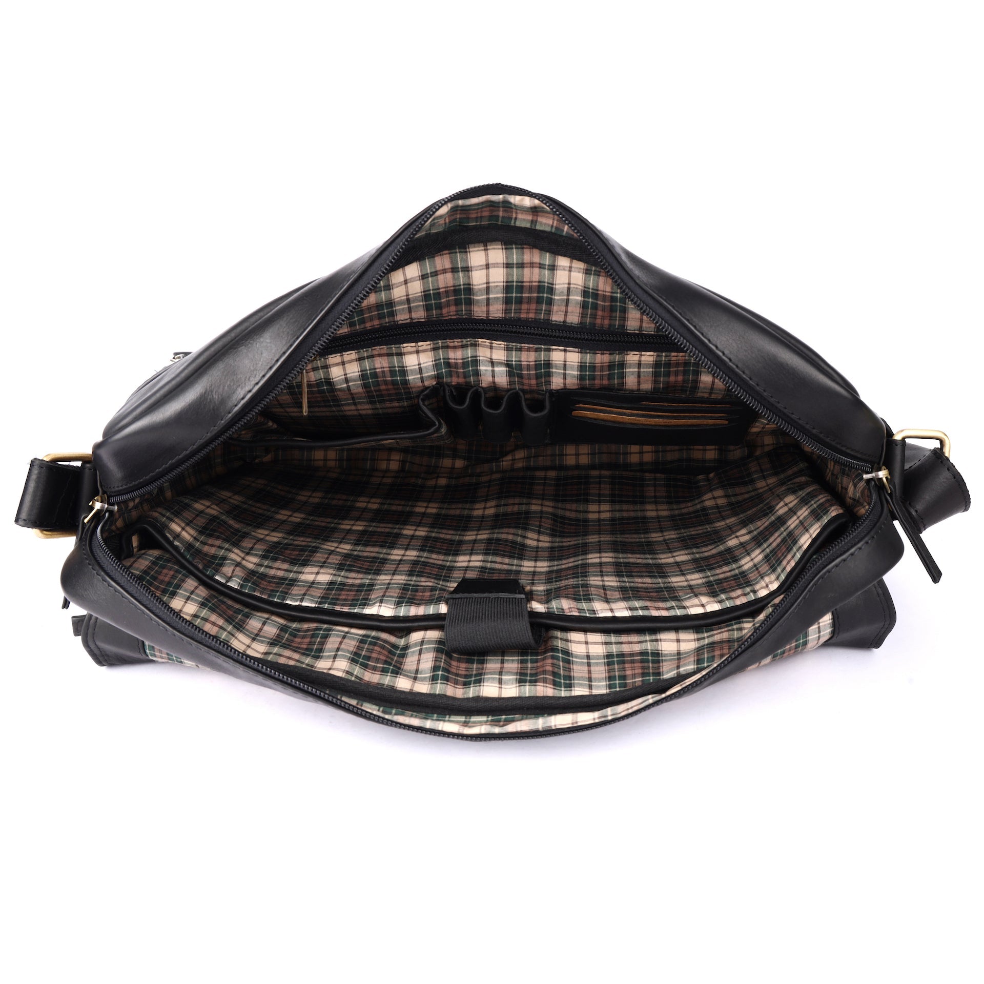 Benthill Messenger Bag Echt-Leder | Herren & Damen Umhängetasche aus hochwertigem Rindsleder | Vintage Echtleder Schultertasche Laptoptasche