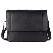 Benthill Messenger Bag Echt-Leder | Herren & Damen Umhängetasche aus hochwertigem Rindsleder | Vintage Echtleder Schultertasche Laptoptasche