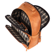 Benthill Rucksack Echt Leder | Damen Herren Schulterrucksack aus hochwertigem Rindsleder | Daypack Backpack Lederrucksack | Cityrucksack
