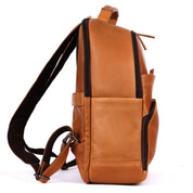 Benthill Rucksack Echt Leder | Damen Herren Schulterrucksack aus hochwertigem Rindsleder | Daypack Backpack Lederrucksack | Cityrucksack