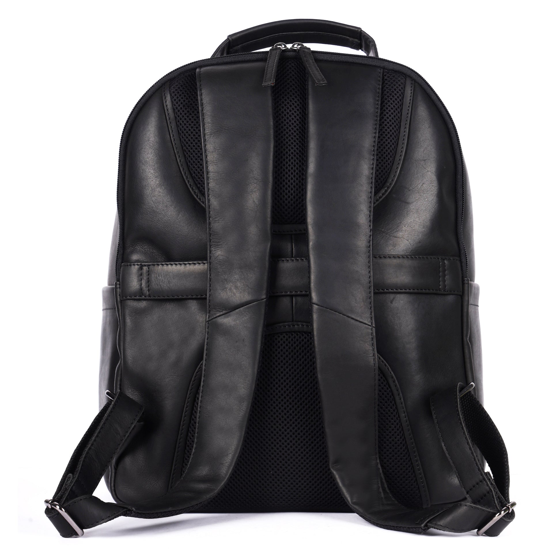Benthill Rucksack Echt Leder | Damen Herren Schulterrucksack aus hochwertigem Rindsleder | Daypack Backpack Lederrucksack | Cityrucksack