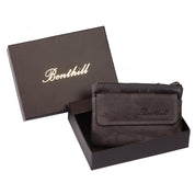 Benthill Schlüsseletui Leder | Schlüsseltasche Echt Leder | Kleines Schlüsselmäppchen für Damen & Herren inkl. Geschenkbox
