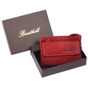 Benthill Schlüsseletui Leder | Schlüsseltasche Echt Leder | Kleines Schlüsselmäppchen für Damen & Herren inkl. Geschenkbox