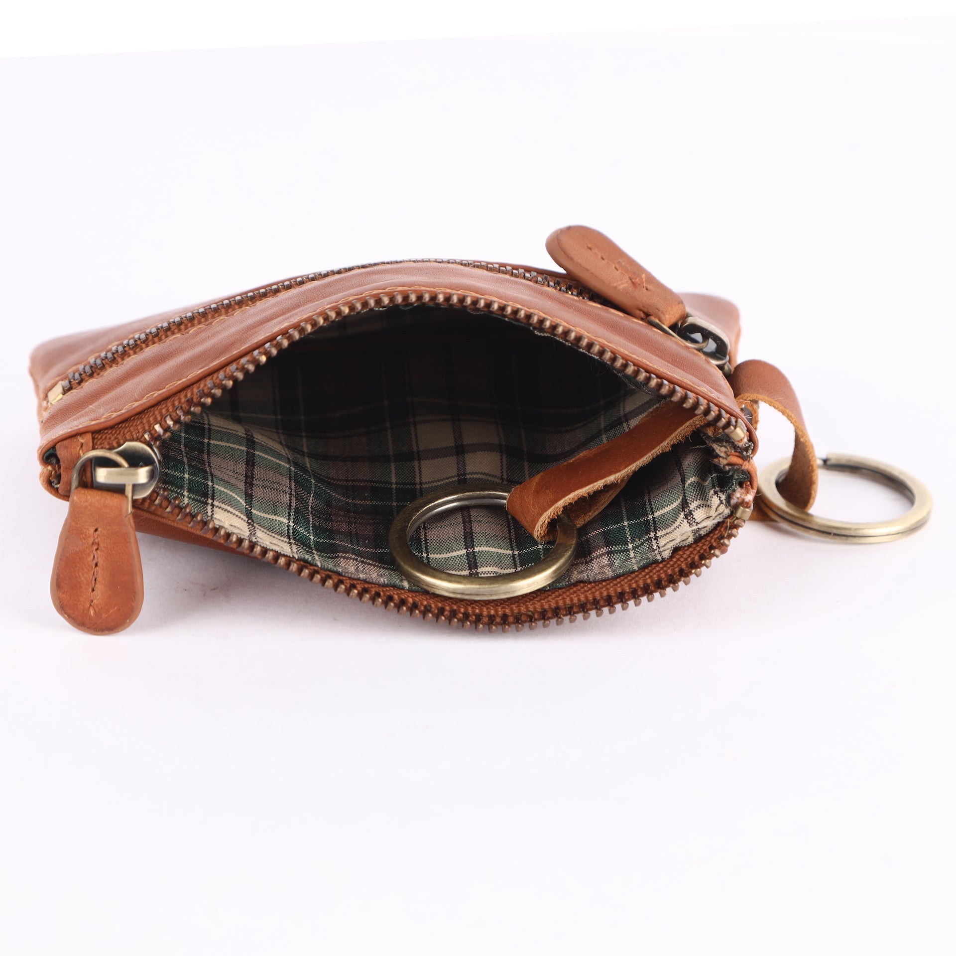 Benthill Schlüsseletui Leder | Schlüsseltasche Echt Leder | Kleines Schlüsselmäppchen für Damen & Herren inkl. Geschenkbox